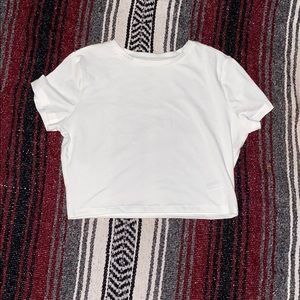 Plain cropped tee